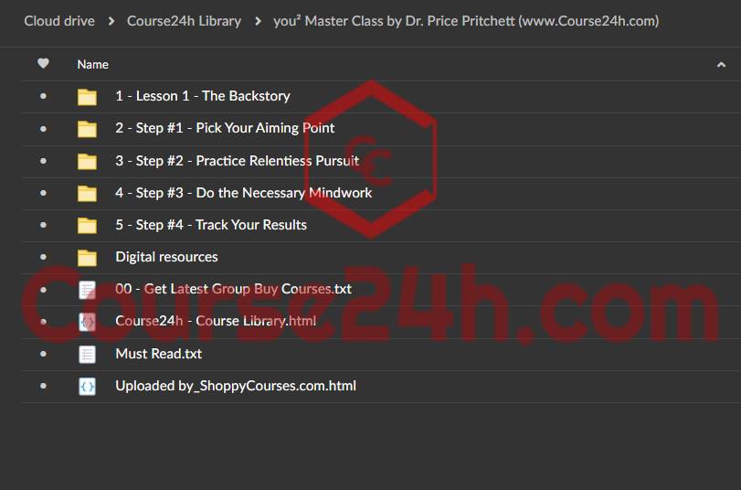 you² Master Class by Dr. Price Pritchett