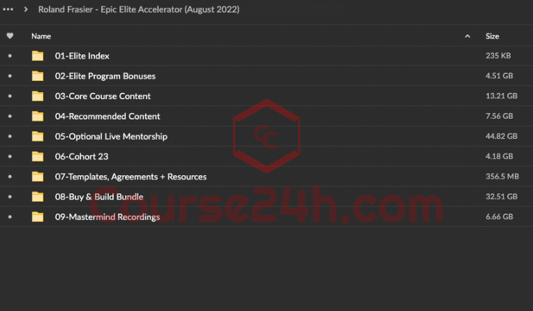 Roland Frasier – Epic Elite Accelerator